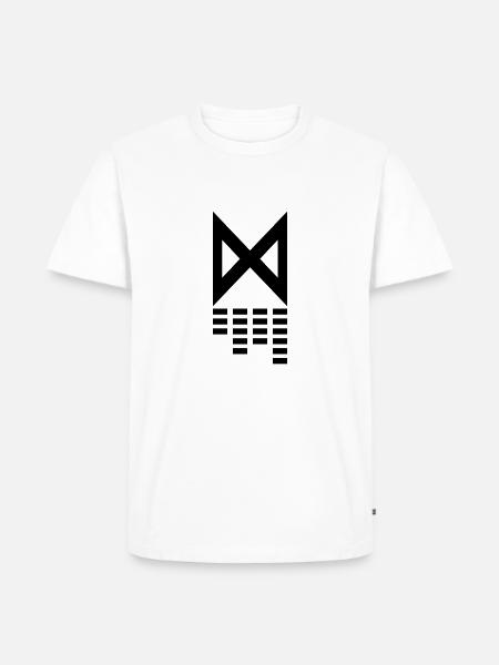 Dianzu Logo full AI - Men's Premium Organic T-Shirt - white