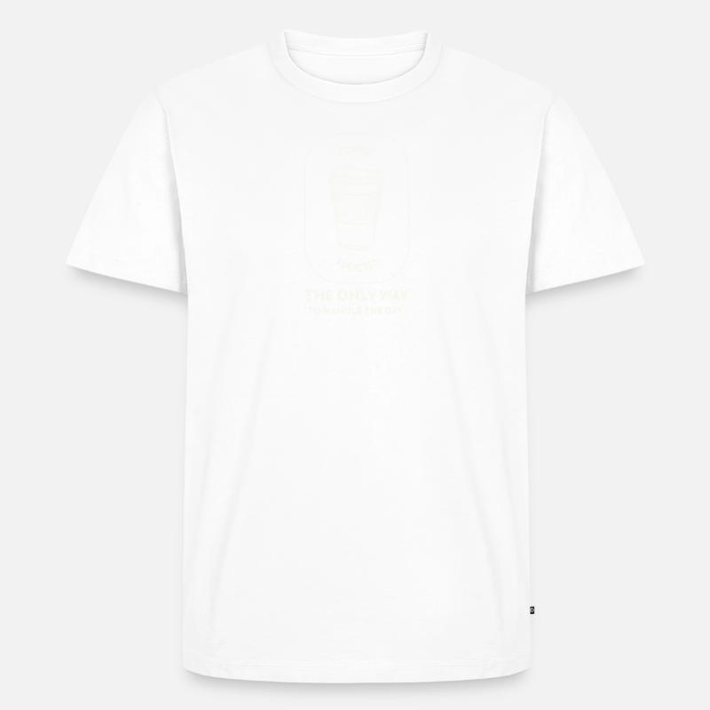 Coffee addicted - Männer Premium Bio T-Shirt - undefined