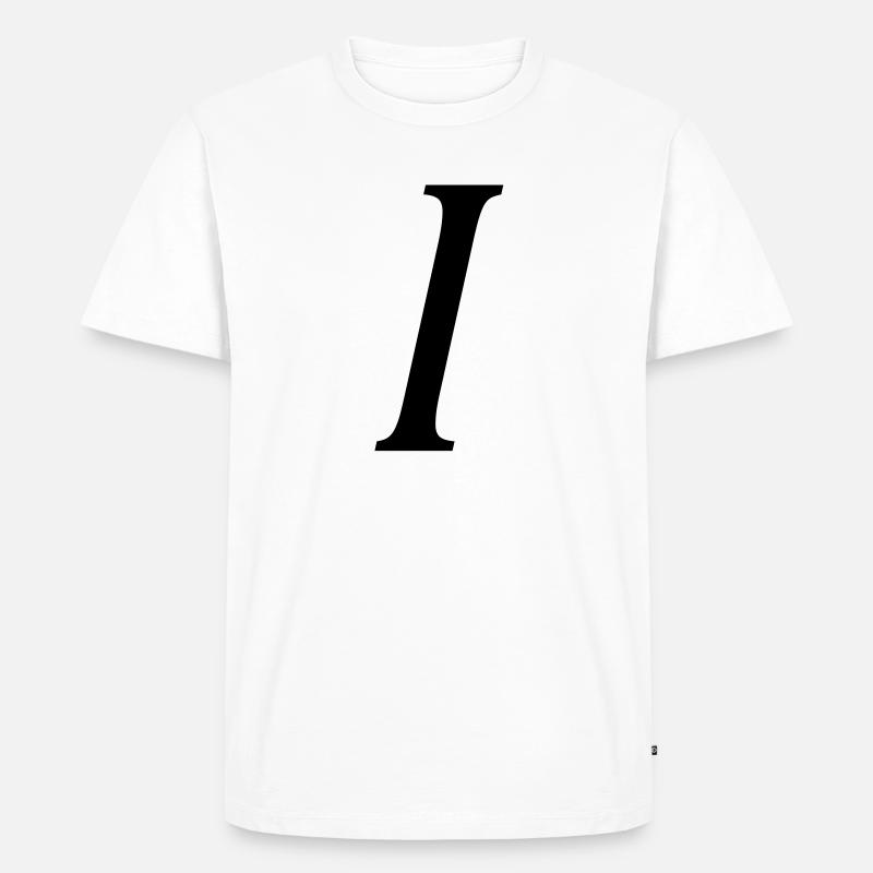 jota - Männer Premium Bio T-Shirt - Weiß