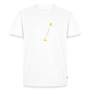 Pop star - T-shirt Premium bio Homme - blanc - Devant - Nico (187cm)