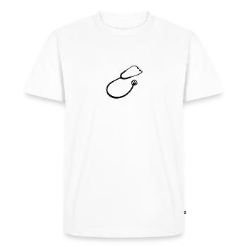 Stethoscope doctor - Men's Premium Organic T-Shirt - white - Front - Nico (187cm)