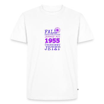 Automne 1955 - T-shirt Premium bio Homme - blanc - Devant - Nico (187cm)