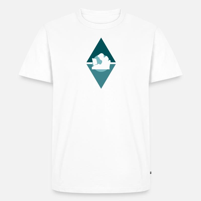 Hacker Hacken Computerfreak - Männer Premium Bio T-Shirt - Weiß
