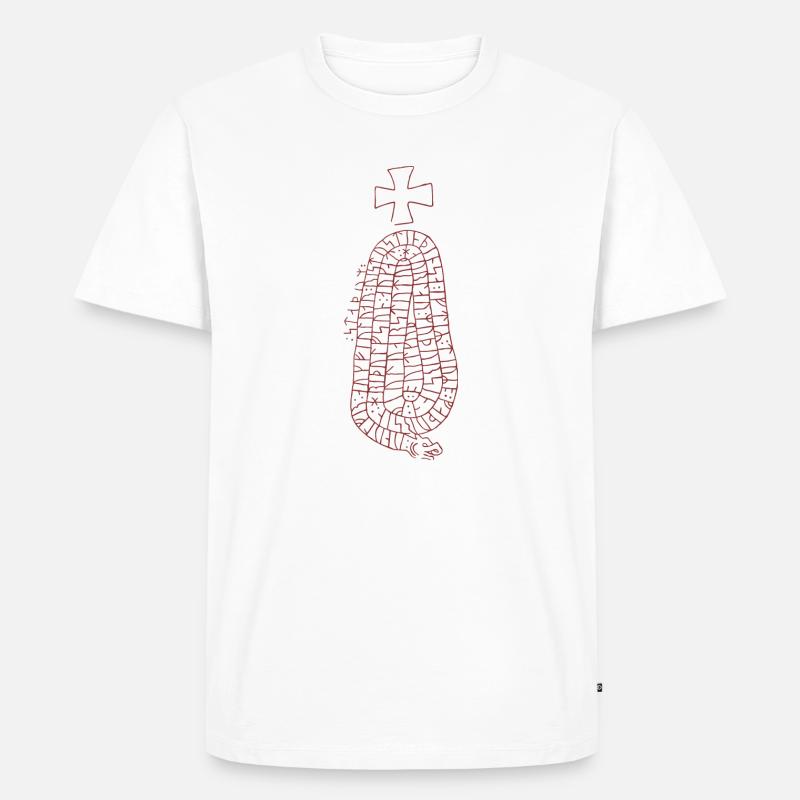 RUNSTEN, JÄRVSÖ - Männer Premium Bio T-Shirt - Weiß