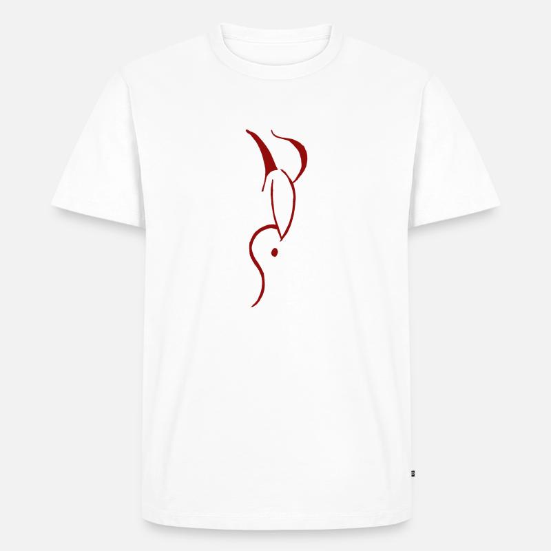 Devil red - Men's Premium Organic T-Shirt - white