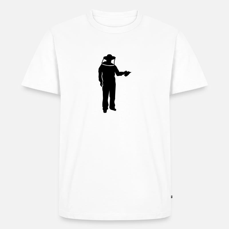 Imker - Männer Premium Bio T-Shirt - Weiß