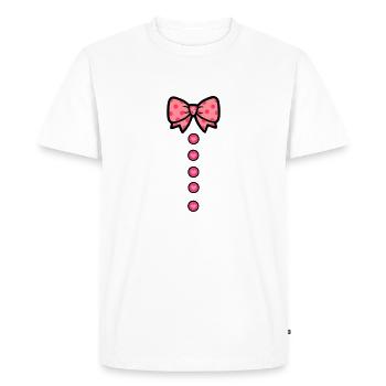 Schleifchen - T-shirt Premium bio Homme - blanc - Devant - Nico (187cm)