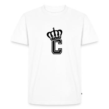 Point C - T-shirt Premium bio Homme - blanc - Devant - Nico (187cm)
