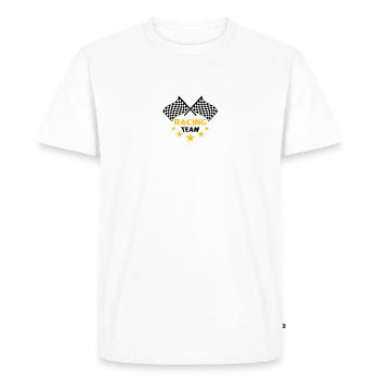 racing_team - T-shirt Premium bio Homme - blanc - Devant - Nico (187cm)