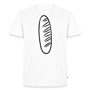 wand - Men's Premium Organic T-Shirt - white - Front - Nico (187cm)