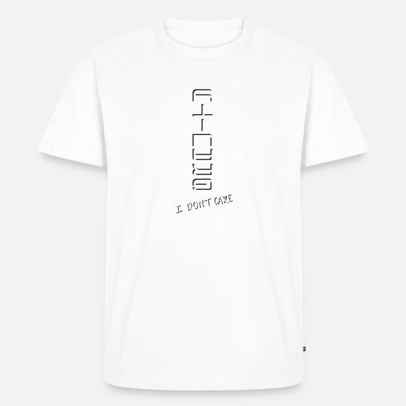 gravity - Männer Premium Bio T-Shirt - Weiß