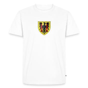 Blason Besançon - T-shirt Premium bio Homme - blanc - Devant - Nico (187cm)
