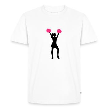 Cheerleader - T-shirt Premium bio Homme - blanc - Devant - Nico (187cm)