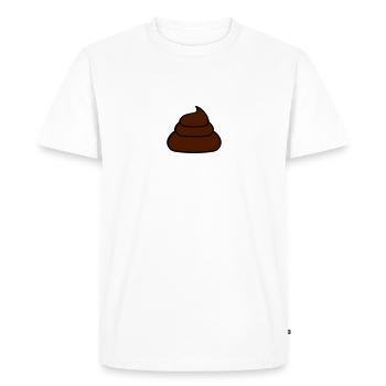 conception douce petite mignonne petits tas kot Ka - T-shirt Premium bio Homme - blanc - Devant - Nico (187cm)