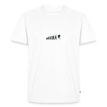 Ski Ski Motif pour Skieur Skieur - T-shirt Premium bio Homme - blanc - Devant - Nico (187cm)
