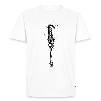 Artisans tournevis - T-shirt Premium bio Homme - blanc - Devant - Nico (187cm)