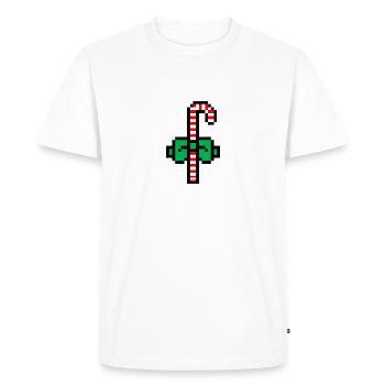 Sucre d orge - T-shirt Premium bio Homme - blanc - Devant - Nico (187cm)