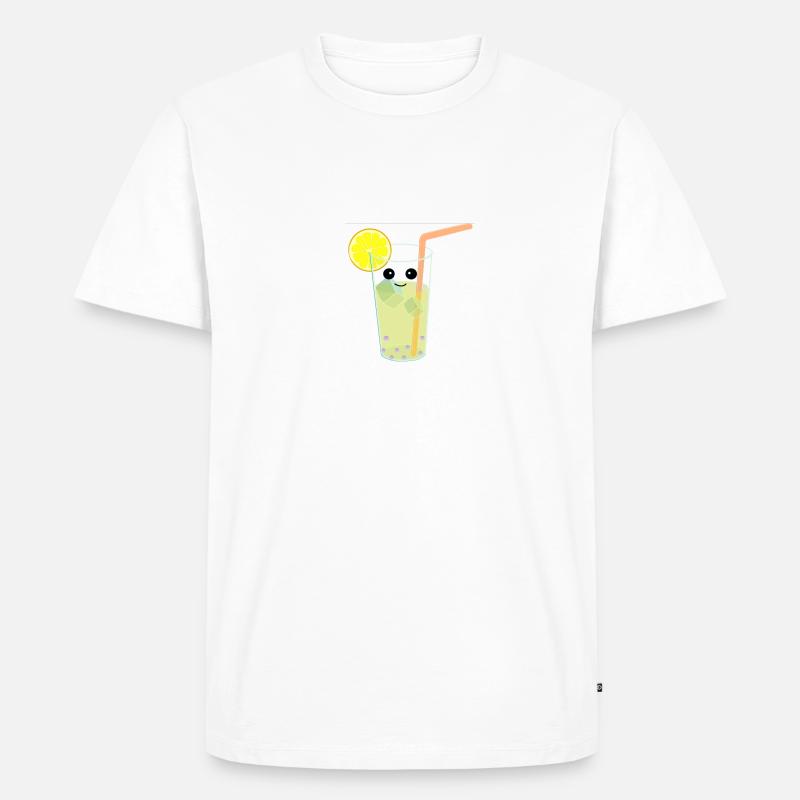 Bubble Tea - Männer Premium Bio T-Shirt - Weiß
