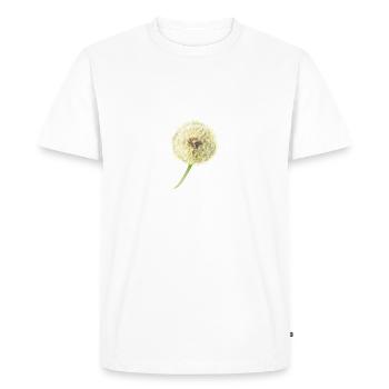 Dandelion wish you something - Men's Premium Organic T-Shirt - white - Front - Nico (187cm)