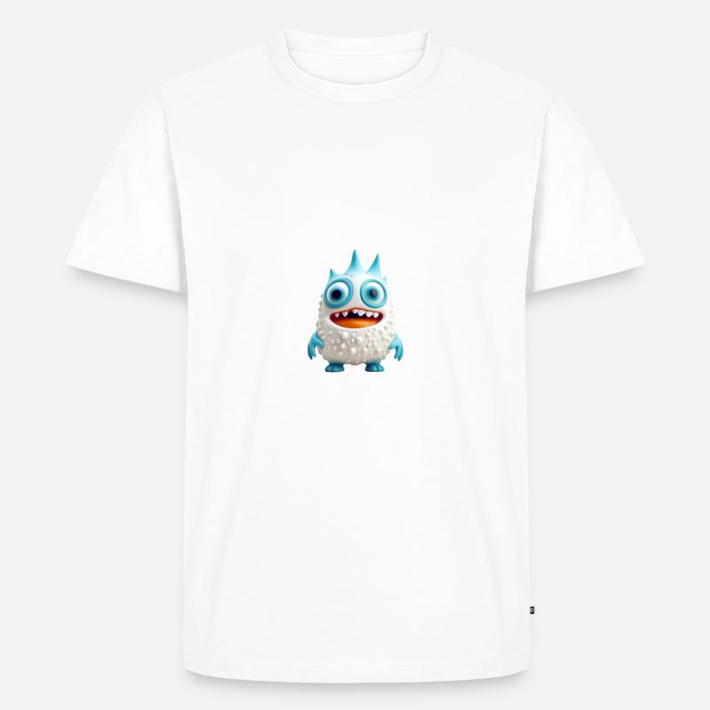 Créature pate à modeler - T-shirt Premium bio Homme - blanc