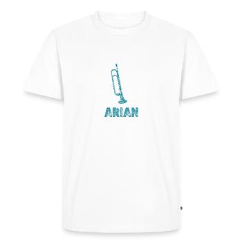 Cadeau pour Arian - T-shirt Premium bio Homme - blanc - Devant - Nico (187cm)