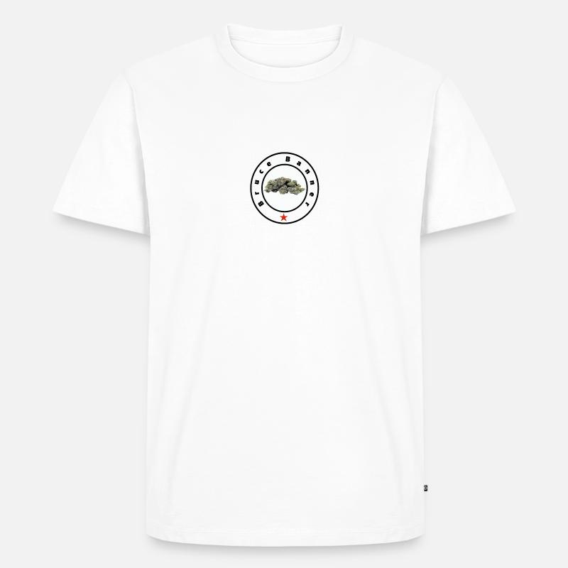 Bruce Banner - Männer Premium Bio T-Shirt - Weiß