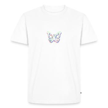 Papillon RVB - T-shirt Premium bio Homme - blanc - Devant - Nico (187cm)