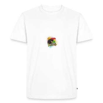Ghana Ghanaian Flag Woman Princess I Gift - Men's Premium Organic T-Shirt - white - Front - Nico (187cm)