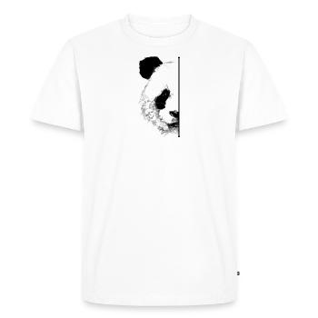 Mi-panda - T-shirt Premium bio Homme - blanc - Devant - Nico (187cm)