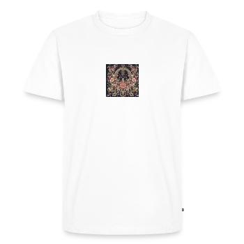 Mandala Vision - T-shirt Premium bio Homme - blanc - Devant - Nico (187cm)