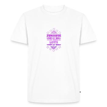 Lotti - T-shirt Premium bio Homme - blanc - Devant - Nico (187cm)