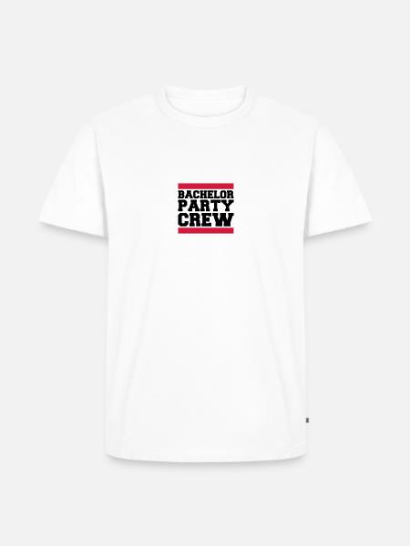 Bachelor Party Crew - Men's Premium Organic T-Shirt - white