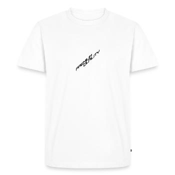 Premium-Quality Design - T-shirt Premium bio Homme - blanc - Devant - Nico (187cm)