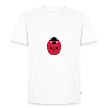 coccinelle - T-shirt Premium bio Homme - blanc - Devant - Nico (187cm)