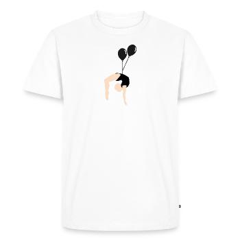 Balloon - T-shirt Premium bio Homme - blanc - Devant - Nico (187cm)