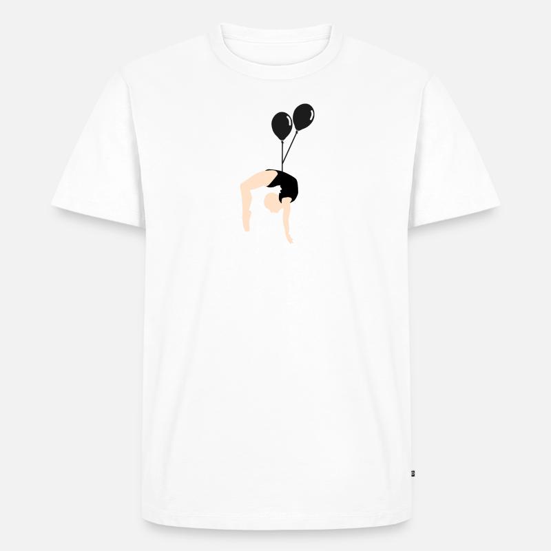 Luftballon - Männer Premium Bio T-Shirt - Weiß
