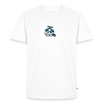 Funny Crazy Stupid Face - Men's Premium Organic T-Shirt - white - Front - Nico (187cm)