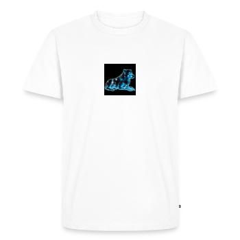 Dog Fantasy - Men's Premium Organic T-Shirt - white - Front - Nico (187cm)