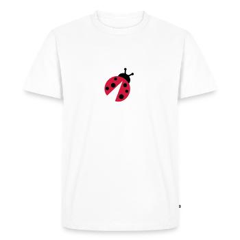 Ladybug - Men's Premium Organic T-Shirt - white - Front - Nico (187cm)