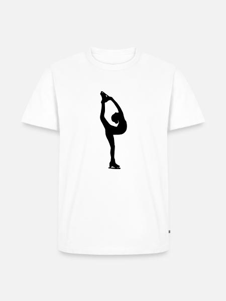 Figure Skating - Men's Premium Organic T-Shirt - white