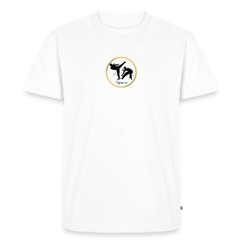 Capoeira - T-shirt Premium bio Homme - blanc - Devant - Nico (187cm)
