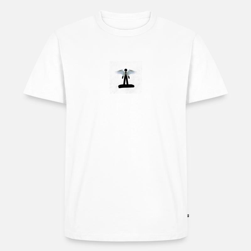Simple Angle - Männer Premium Bio T-Shirt - Weiß