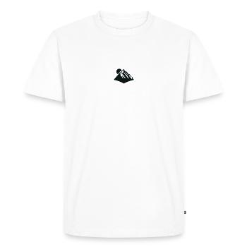 Mountain, Sun, Snow Design - Men's Premium Organic T-Shirt - white - Front - Nico (187cm)