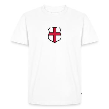 England - Men's Premium Organic T-Shirt - white - Front - Nico (187cm)