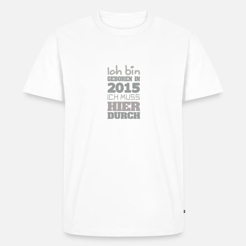 Bin 2015 - Männer Premium Bio T-Shirt - undefined