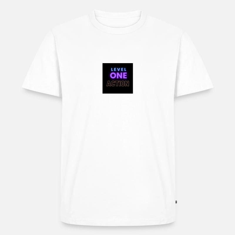 Gamer Pullover - Männer Premium Bio T-Shirt - Weiß
