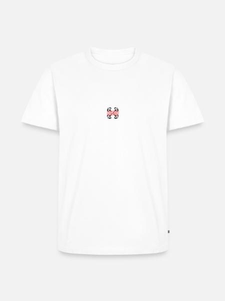 Hustle - Männer Premium Bio T-Shirt - Weiß