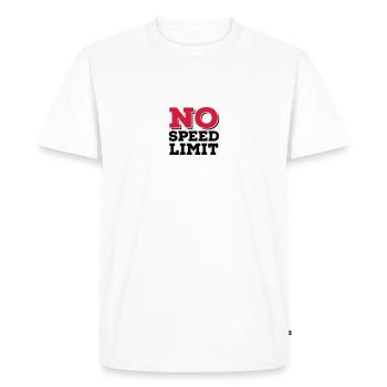 speed2 - T-shirt Premium bio Homme - blanc - Devant - Nico (187cm)