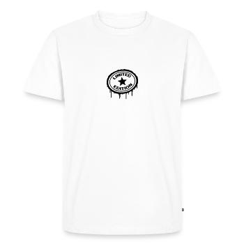Limited Edition Graffiti Stamp - T-shirt Premium bio Homme - blanc - Devant - Nico (187cm)