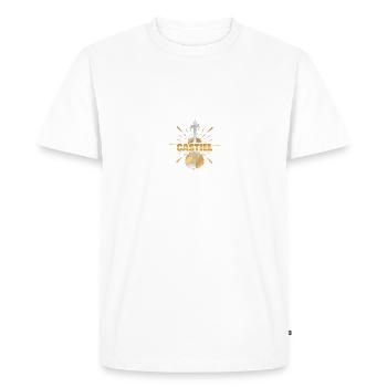 Violoniste Castiel - T-shirt Premium bio Homme - blanc - Devant - Nico (187cm)